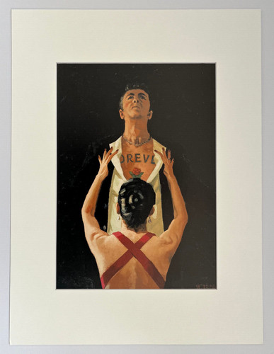 Jack vettriano mounted print - jack,