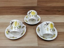 3 x Vintage Colclough Bone