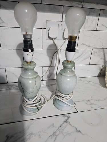 Pair unusual marble onyx - unusual, marble/onyx