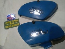 HONDA C50L C50LAC SIDE COVERS , BLUE COLOUR ,83500-GB4-680 ,83600-GB4-680 USED .
