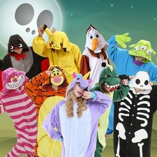 Unisex Adult Animal  Costumes Onesie21 Cosplay HalloweenKigurumi Fancy Dress UK