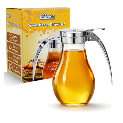 Glass honey dispenser oz - honey,
