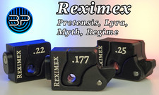 Reximex Pretensis, Lyra, Myth, Accura and Regime  single shot loader swing out.