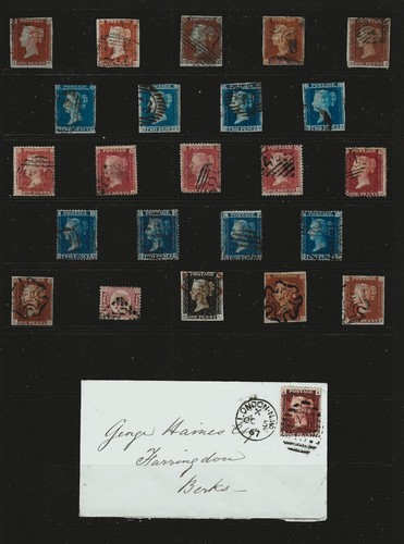 1840 penny black - qv,