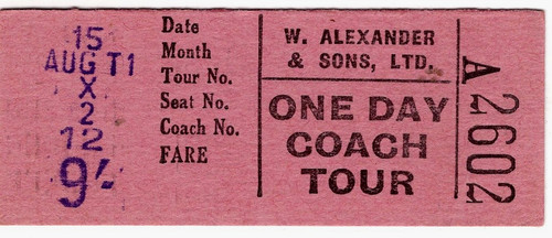 Bus ticket narrow insert - bus, ticket: