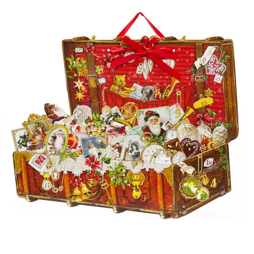 Vintage suitcase christmas - suitcase,