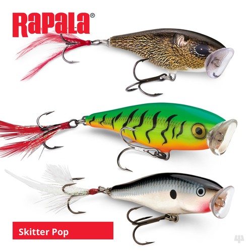Rapala skitter pop lures - rapala,