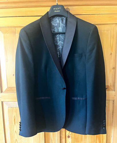Next occasion black slim fit - next,