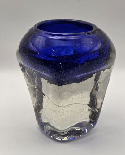 Vintage cobalt blue and clear - vintage,