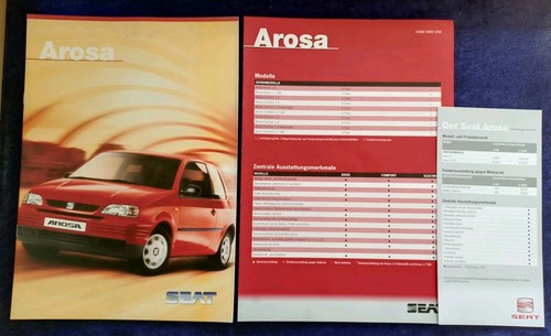 Seat arosa brochure 1998 - seat,