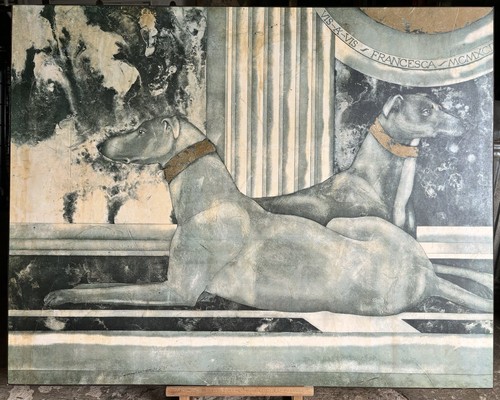 Mid century print picture - a,