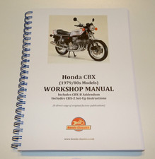 Honda CBX 1000 Six Factory Workshop Shop Manual Book. Reproduction. HWM049