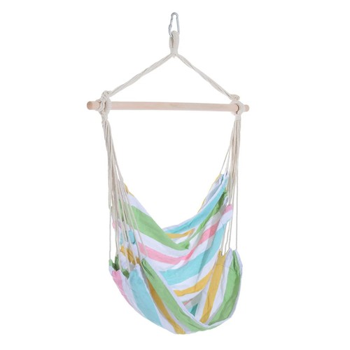 Outdoor hanging rope chair - hanging,