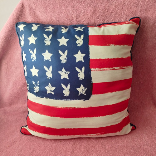 Playboy america pillow red - america,