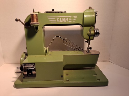 Vintage elna green grasshopper - green,