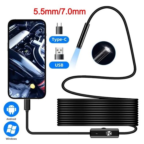 Waterproof endoscope snake - waterproof, cam