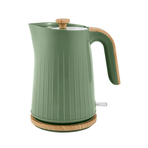 Green and wood textured - wood, scandi