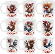 Funny F-CAW-F Crazy Chicken
