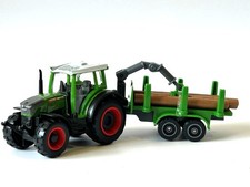 Fendt 209 Germany Tractor + Trailer Timber Model Toy Diecast 1:87 Scale Maisto