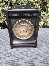 antique wooden mantel clock
