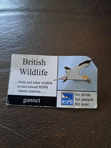 Rspb gannet enamel bird - rspb,