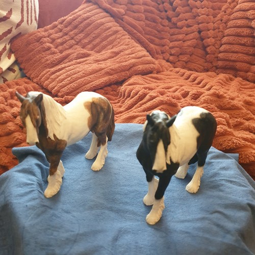 Cob horse ornament piebald - cob,