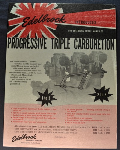 1955 1956 1957 - , edelbrock