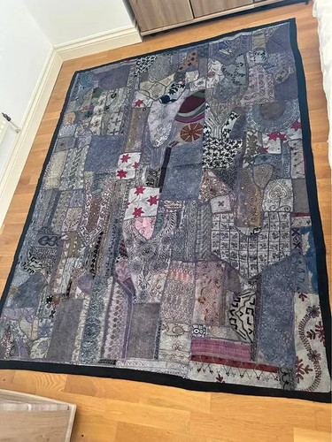 Large handmade indian - handmade, sari