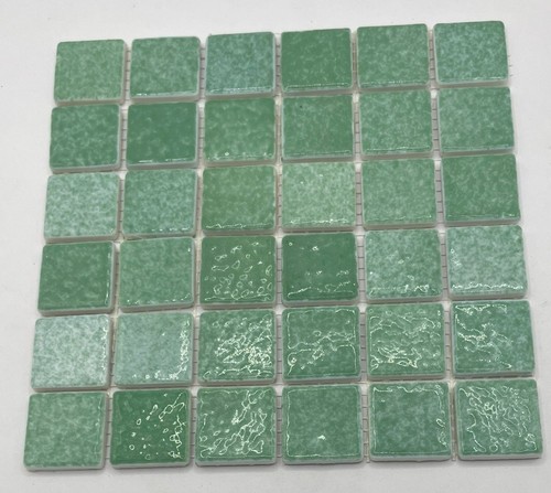 Teal green mosaic tiles - teal,