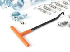 Lambretta S1-3 Li GP SX TV BGM PRO Clubman Exhaust Flange Bracket Springs & Hook