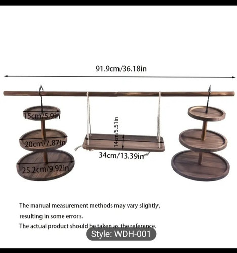 Tier wooden cake display - 3,