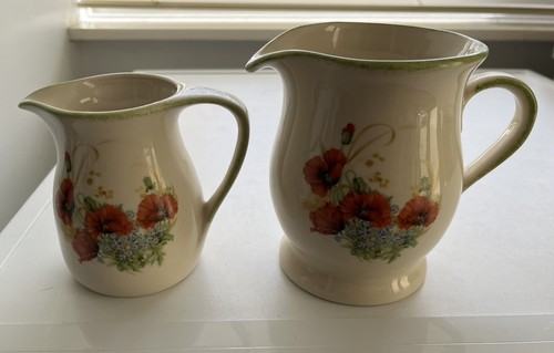 Vintage poppy pattern - x,