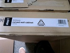 Homebase 322mm Curved Wall Cabinet