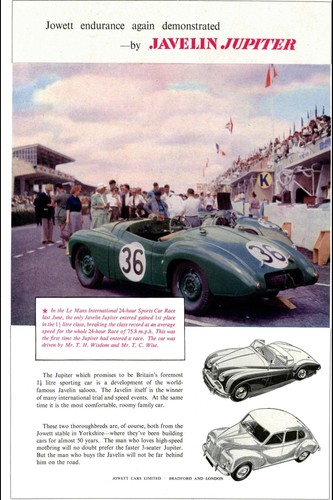 Jowett javelin jupiter - 🏎️,