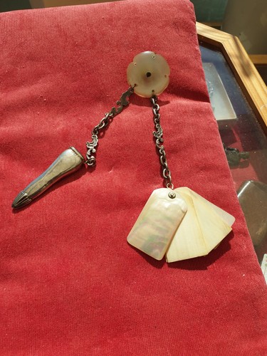 Mother pearl and silver - mother,