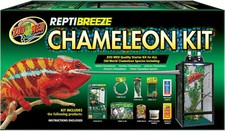 ZooMed ReptiBreeze Chameleon Kit Mesh Enclosures Lizard Gecko Complete Starter 
