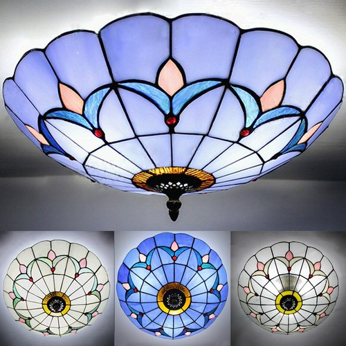 Retro stained glass ceiling - stained,