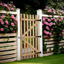 Wooden Garden Gate Pedestrian
