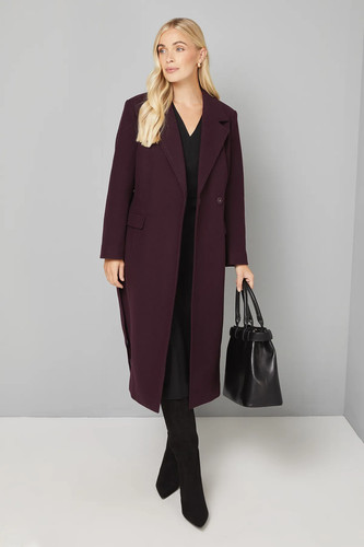 Wallis berry coat womens - berry,