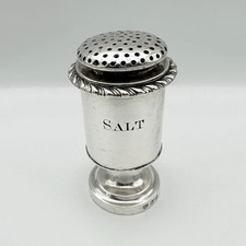 INDIAN COLONIAL SILVER SALT