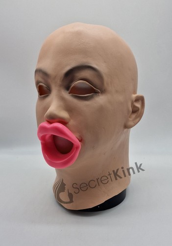 Latex female mask cross dress - latex,