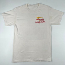 In N Out Burger Shirt Men Small 60 Years Short Sleeve Spell Out Car Run Core Go