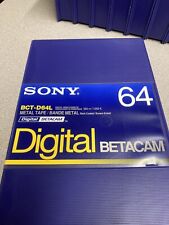Sony Blank Videotape Stock: Digi Beta - Digital Betacam BCT D64L