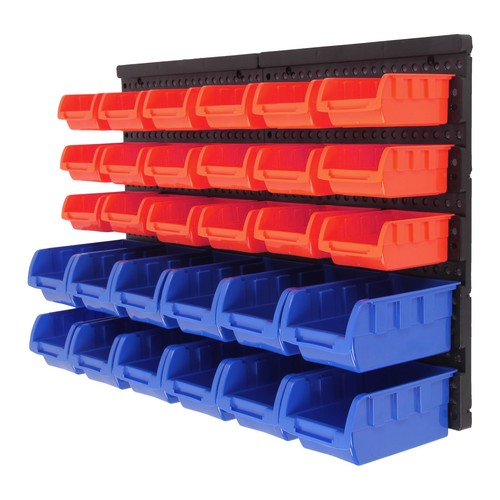 Hole plastic bins wall - 30,