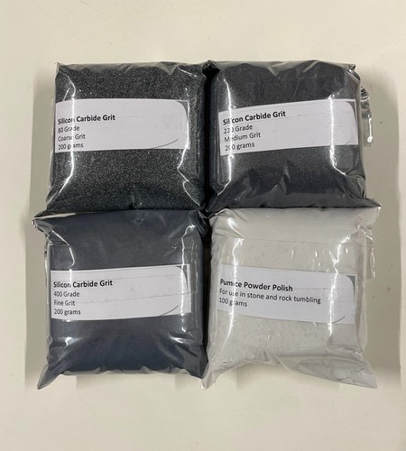 Tumbling grit and polish pack - and,
