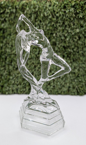 Vintage crystal glass nude - crystal,