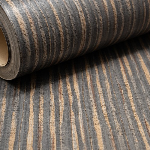 Charcoal copper gold - gold, stripe