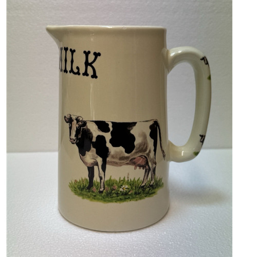 Vintage ceramic cow print - ceramic,