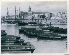 Photo Dories Sailing And Fishing Boats Anchored In Spanish Harbor Travel 8X10