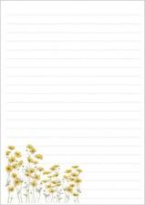 Assorted Wild Flowers lined